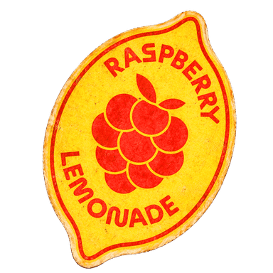 Raspberry sticker